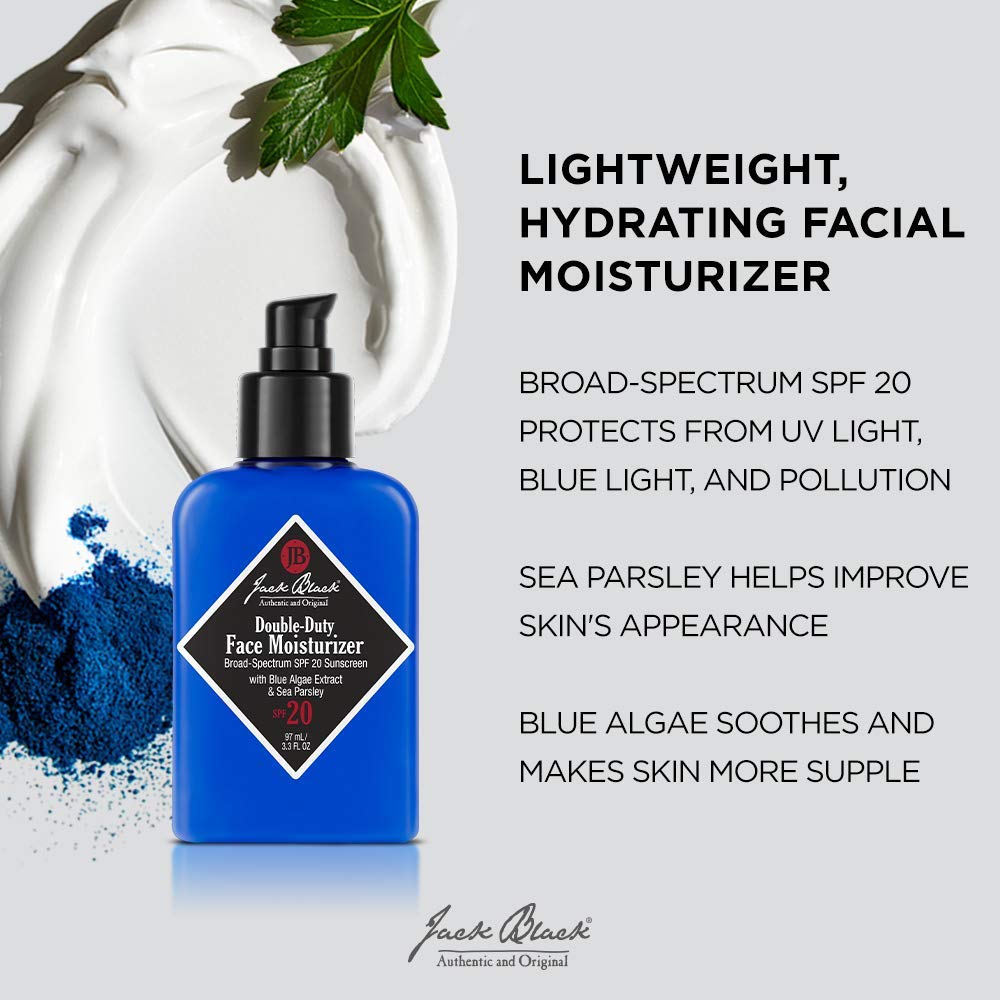 Jack Black Double-Duty Face Moisturizer, SPF 20 Sun Protection